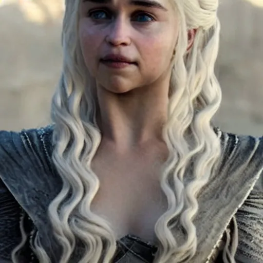 Image similar to Daenerys Targaryen smirking from Game Of Throne Meme Database. She smirks as if to mock your very existence.