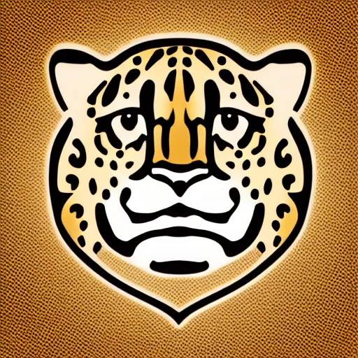 Prompt: professional logo detailed vector cheetah