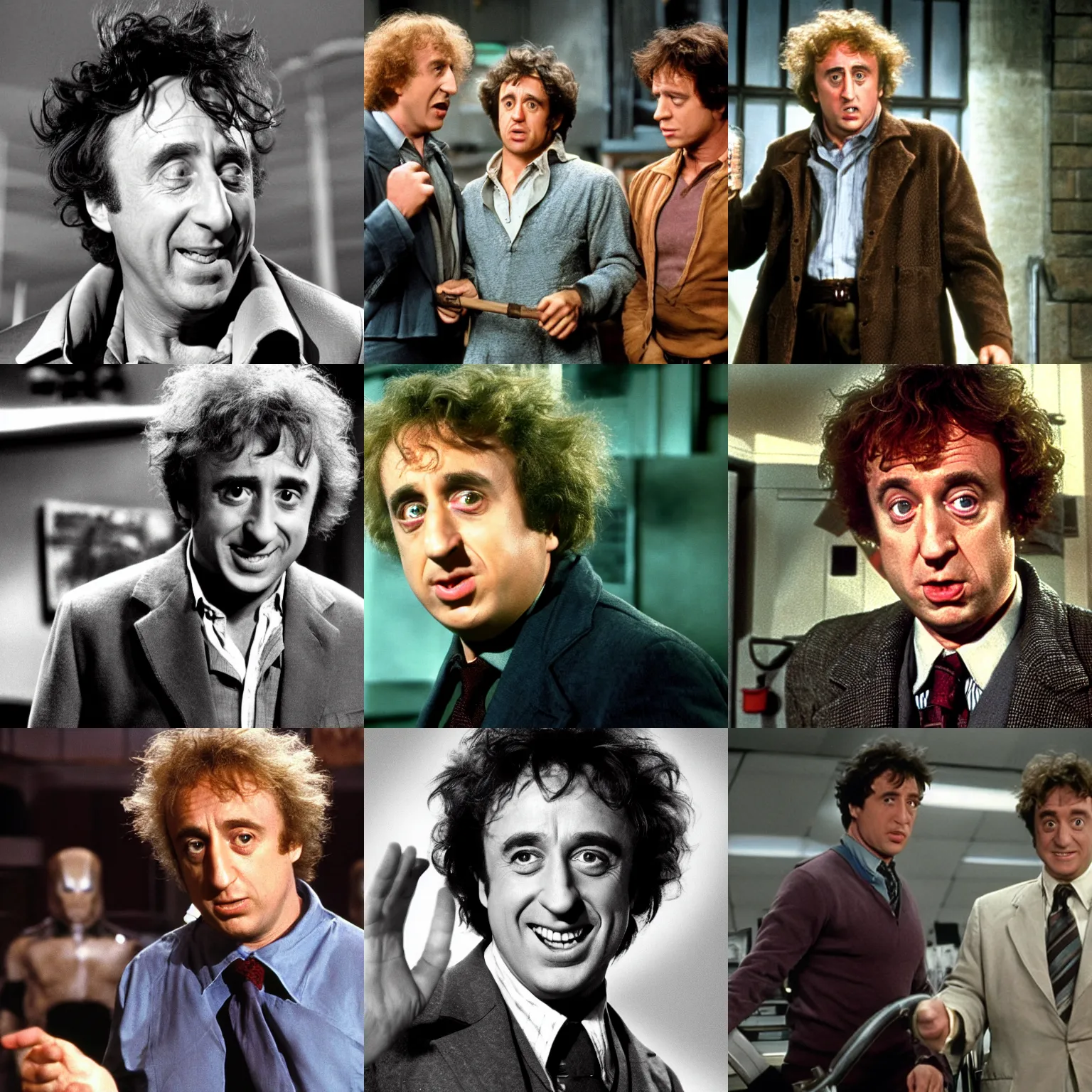 Prompt: Gene Wilder as Bruce Banner in The Avengers (2012), photograph