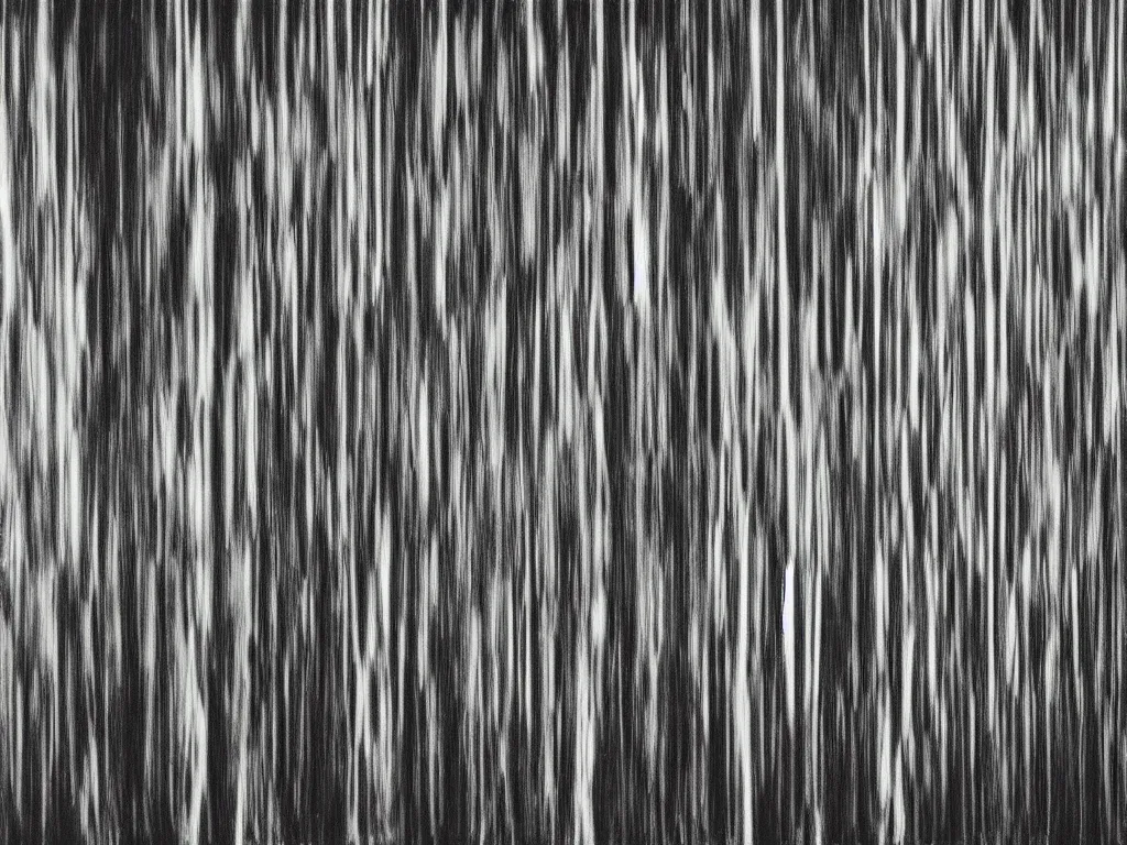 Image similar to long exposure collodion plate photograph of eucalyptus trees, strong wind, by gursky,