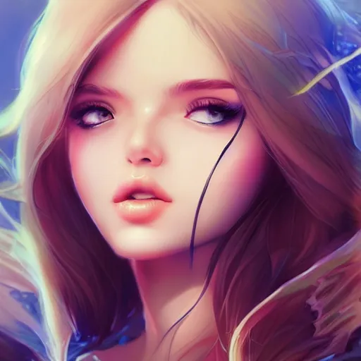 Image similar to a beautiful girl， by Artgerm Lau, hyperdetailed, trending on artstation, trending on deviantart