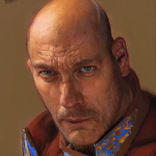 Image similar to The man with an egg for a head portrait art by Donato Giancola and Bayard Wu, digital art, trending on artstation, 4k