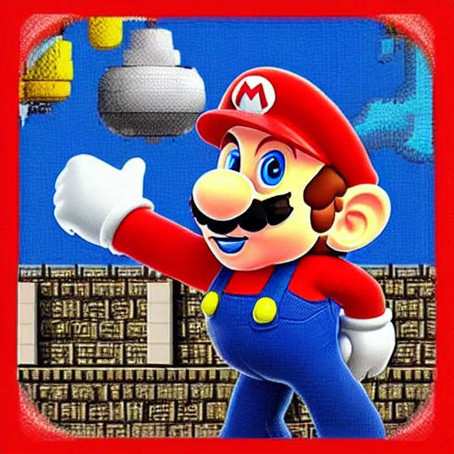 Image similar to mario