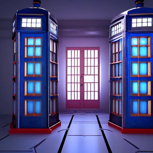 Prompt: Art Deco Tardis interior, 3d render, hyper realistic, unreal engine, detailed