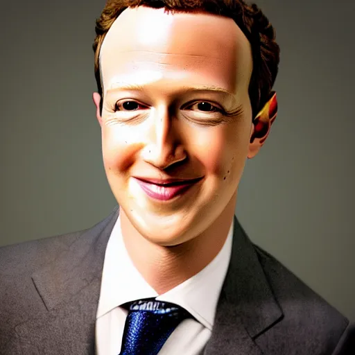 Image similar to mark zuckerburg's adult face on the body of a child