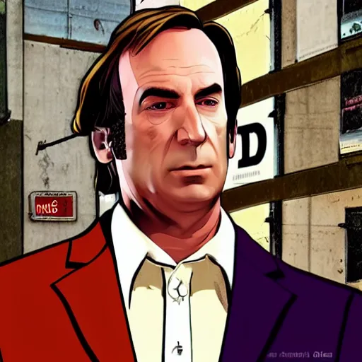 Image similar to saul goodman gta cover