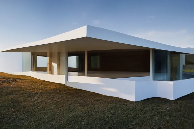 Image similar to a house, shaped like a table, abstract art