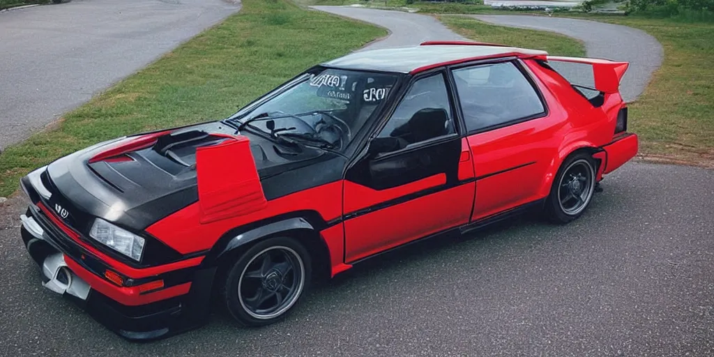 Prompt: “1980s Honda Civic Type R”