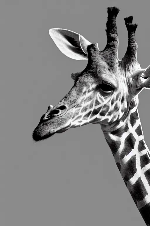 Prompt: an xray of a giraffe