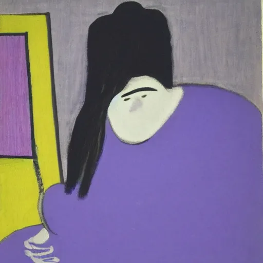 Image similar to A character by Milton Avery