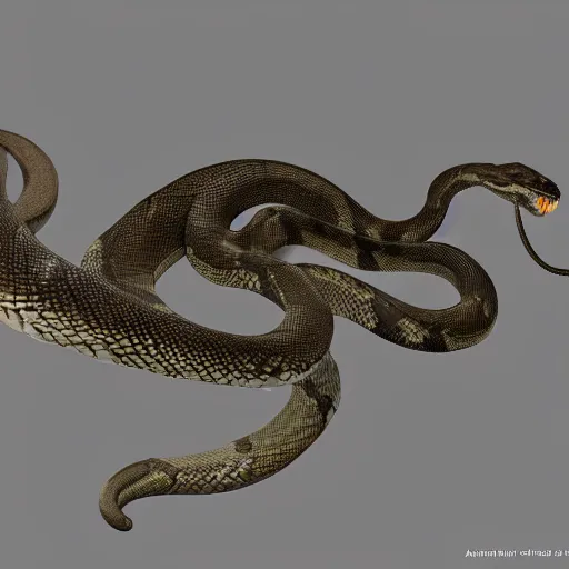 ArtStation - 3D Snake