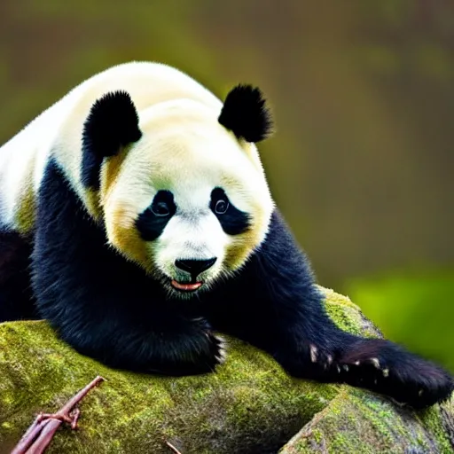 Prompt: a panda