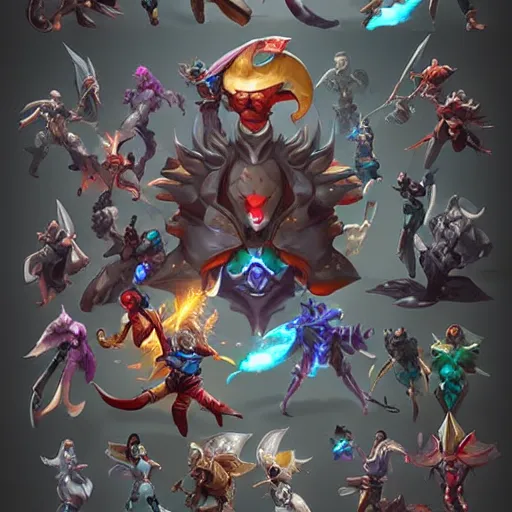 Image similar to Trending on ArtStation, League of Legends