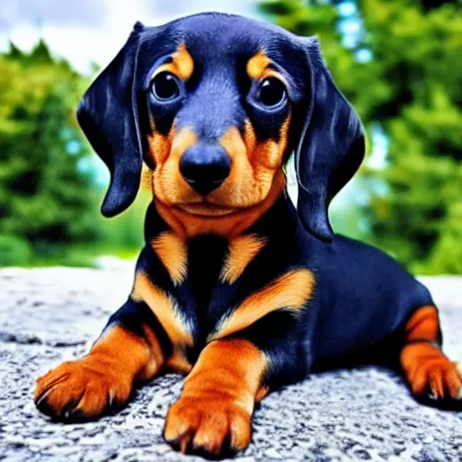 Image similar to the cutest daschund in the world