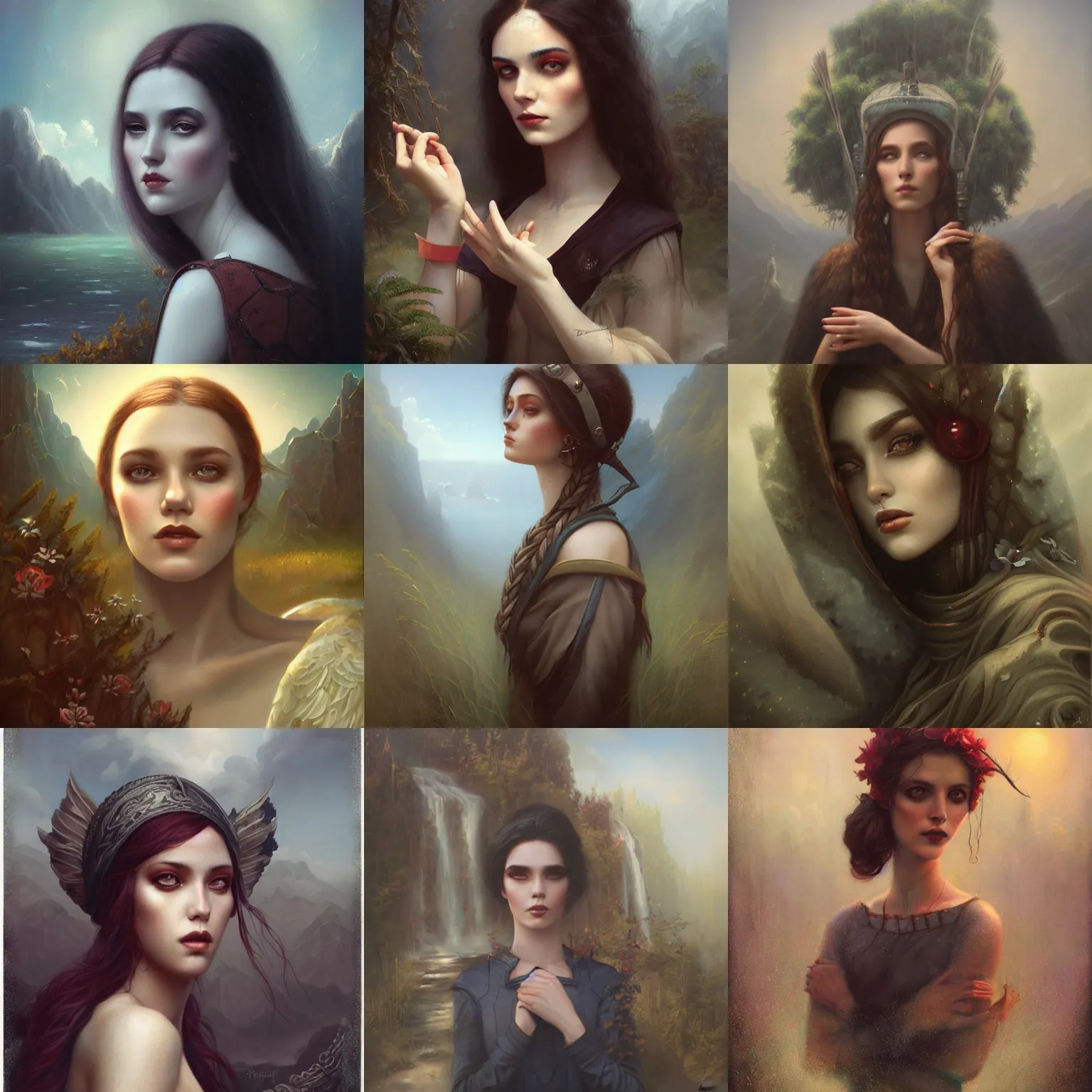 Prompt: a portrait of a character in a scenic environment by tom bagshaw