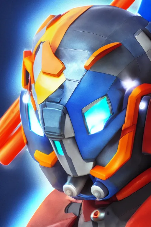 Image similar to robot ninja mask helmet megaman x zero rockman 2 0 2 2 switch game boss legacy collection fanart artsation hyper realistic, octane render clouds, neon colors, bright lights, avatar movie style blue color, 3 2 k image, avatar movie with what if marvel style animation, xel - shaded animation style