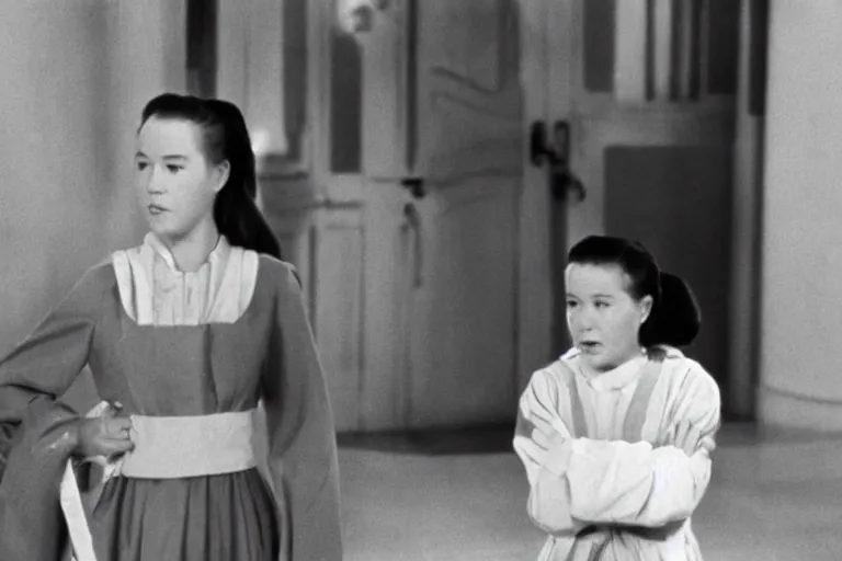 Image similar to still image from the sound of music by ozu yasujiro, ultra detailed, finely detailed
