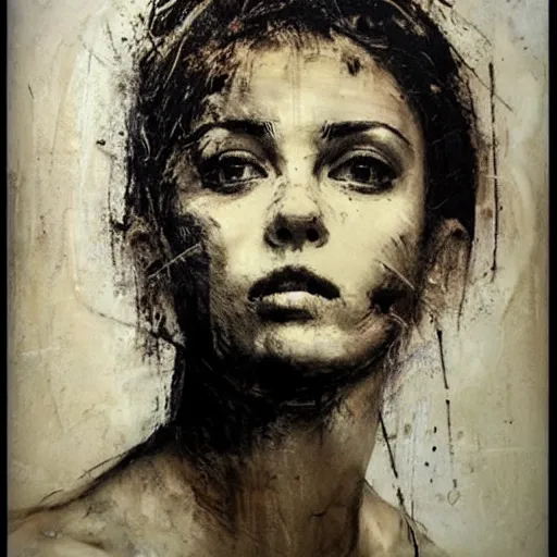 Prompt: photo of young woman by guy denning