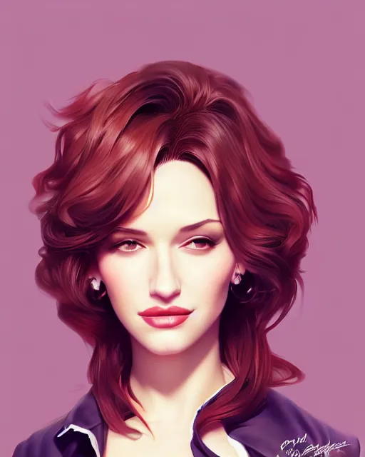 Prompt: a beautiful gina gershon christina hendricks kat dennings dolly parton instagram model, cascading hair, by wlop and ilya kuvshinov and artgerm,, gorgeous, stunning, alluring, artstation, deviantart, digital art