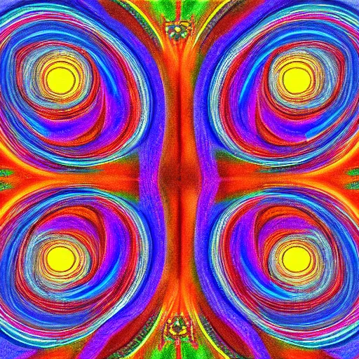 Prompt: J. R. Bob Dobbs psychedelic