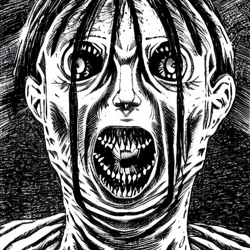 Image similar to nightmare fuel, junji ito, horror,