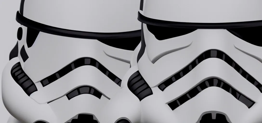 Image similar to stormtrooper concept art, black background, 8 k photorealistic, hd, high details, trending on artstation