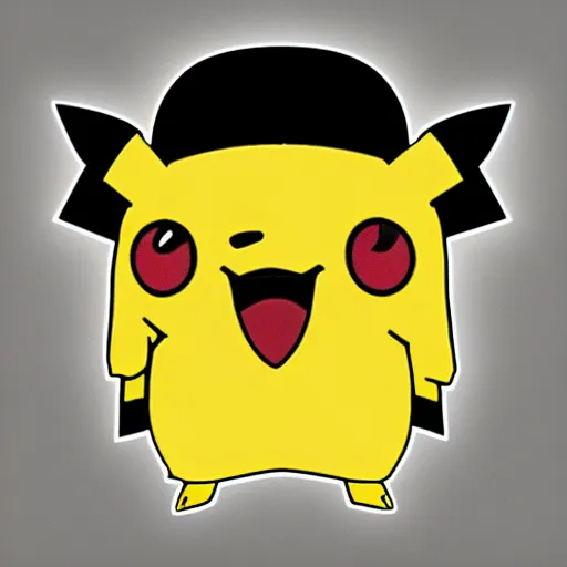 Prompt: a pikachu pog emoji