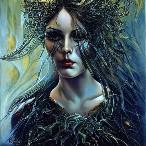 Image similar to the devil painting by karol bak