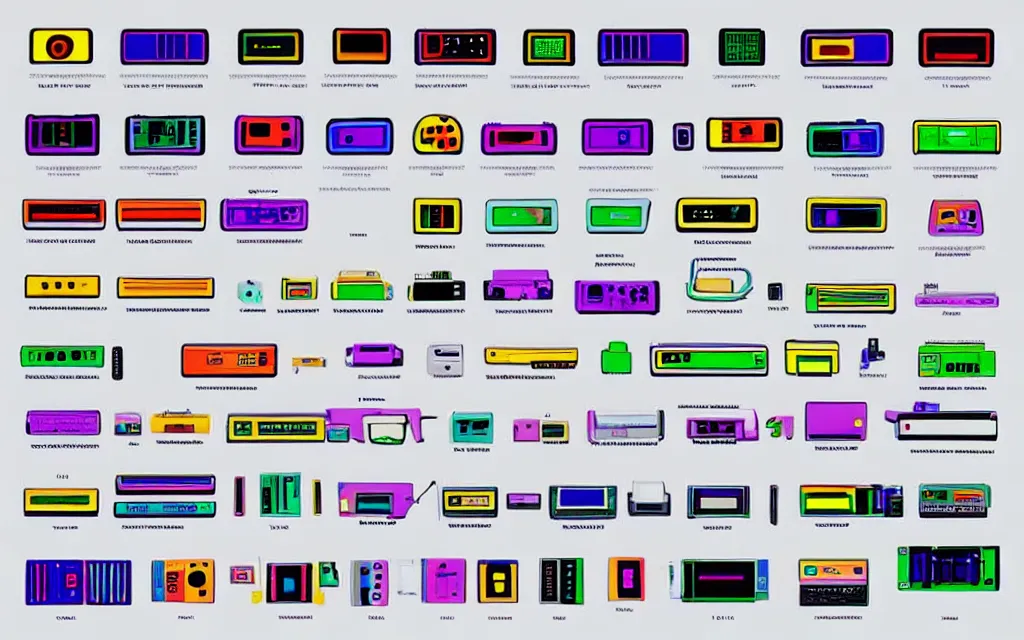 Prompt: logotype sheet that reads HAND ENTERTAINMENT SYSTEMS by peter saville in the style of snes, 16 bit