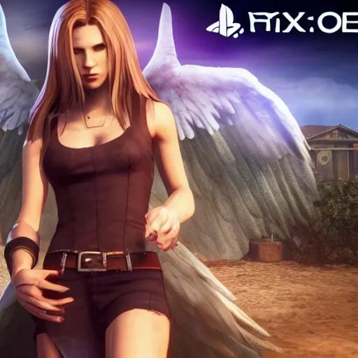 Prompt: high quality screenshot of upcoming Angel (BTVS) video game for PS5, Xbox Series X and PC