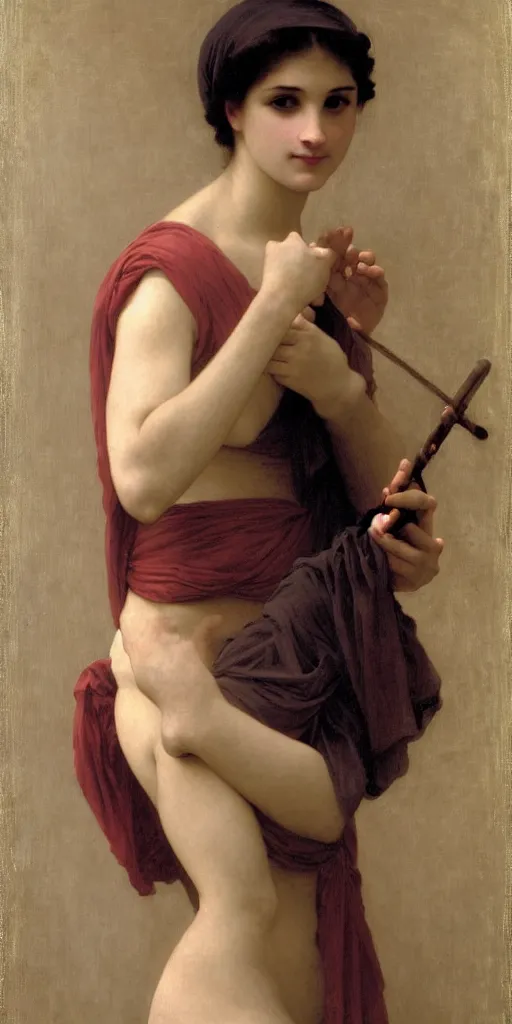 Image similar to meduca, painted by William-Adolphe Bouguereau