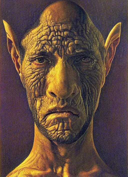 Prompt: a surreal painting of a shaman's face, by jean giraud, symbolist, soft colors, dramatic lighting, smooth, sharp focus, extremely detailed, aesthetically pleasing composition