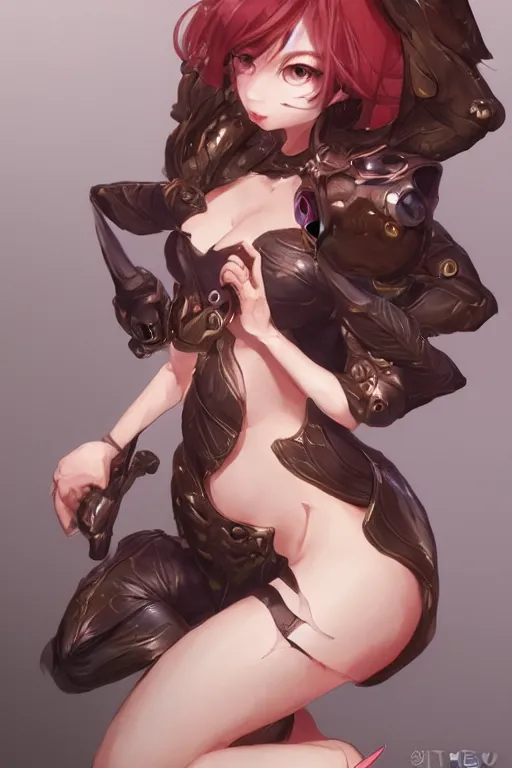 Prompt: Female cute frog for blade and soul concept art on a render by the artist Hyung tae Kim , Jiyun Chae, Joe Madureira, trending on Artstation by Hyung tae Kim, artbook, Stanley Artgerm Lau, WLOP, Rossdraws