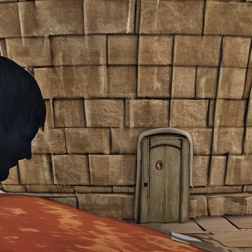 Prompt: the headless horseman finding his head in the lost and found bin, ultra detailed, 4k ultrarealistic