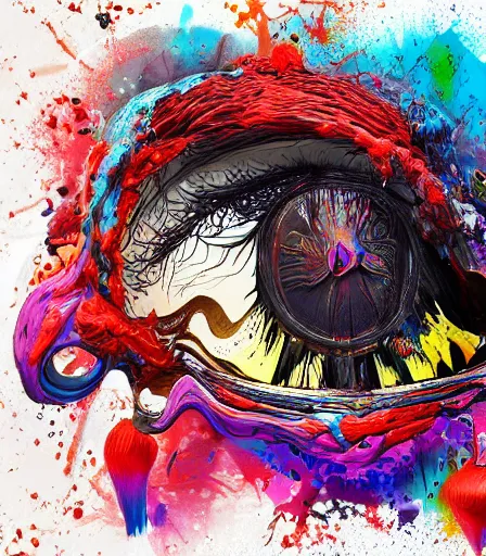 Image similar to Tim Burtons style Schitts Creek by Alex Pardee and Nekro and Petros Afshar, and James McDermott,unstirred paint, vivid color, cgsociety 4K