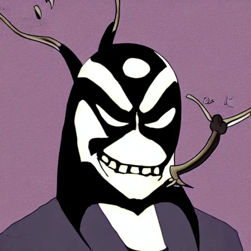 Image similar to a trill symbiote with a funny little hat