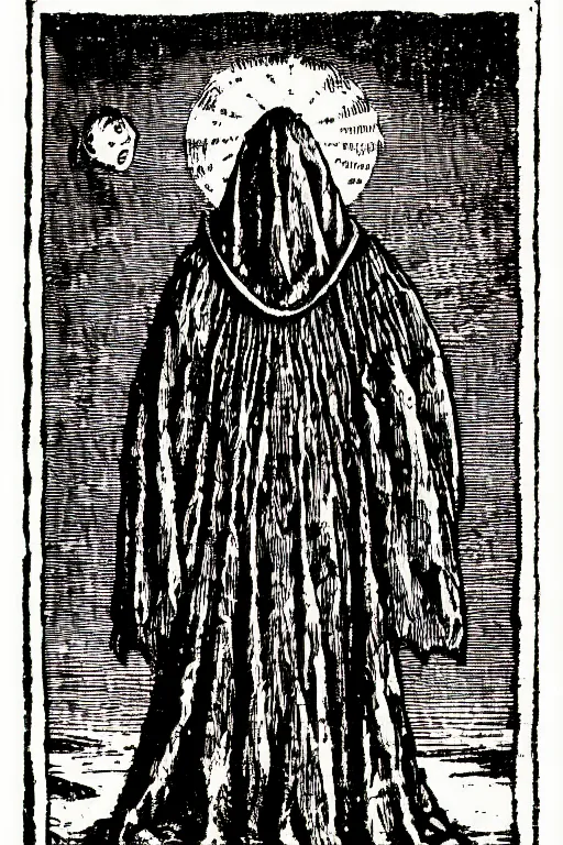 Image similar to the flatwoods monster of the apocalypse, pen and ink illustration / renaissance woodcut by albrecht durer 1 4 9 6, 1 2 0 0 dpi scan, ultrasharp detail, hq scan, intricate details, stylized border