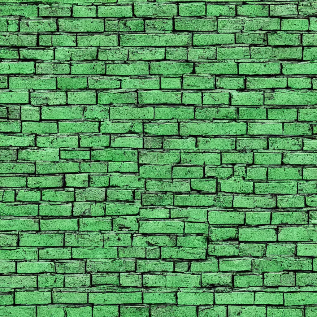 Image similar to green brick texture, 4k