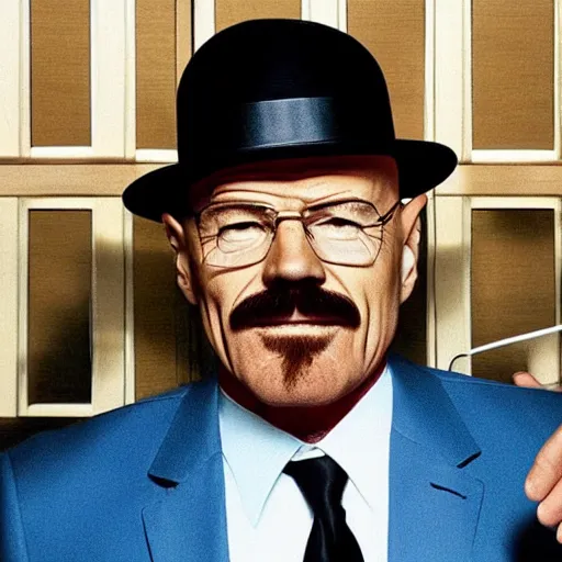 Image similar to walter white as steve harvey