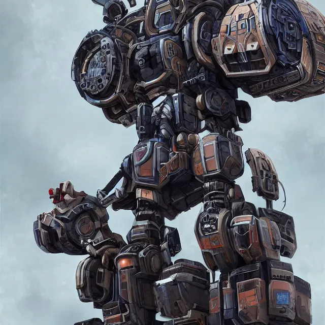 Image similar to greeble, mech kitbash, intricate mechanic, modern technology, gritty, cgsociety