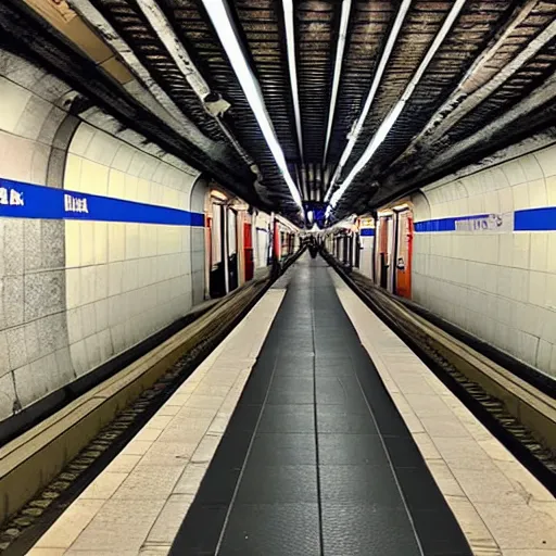 Image similar to rer b subway atmosphere