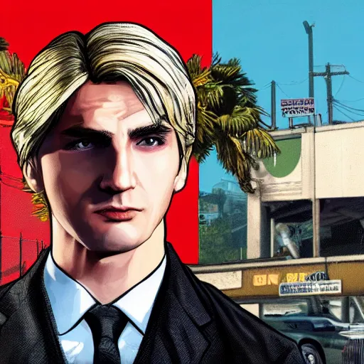 Prompt: XQC as a GTA character in a loading screen