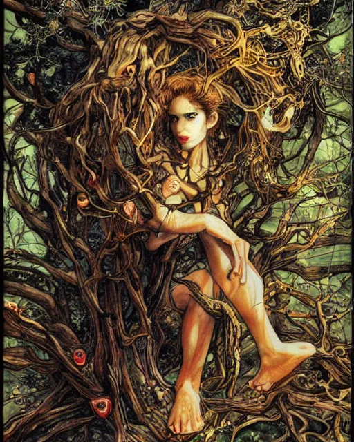 Image similar to the oracle of trees by ayami kojima, masterpiece