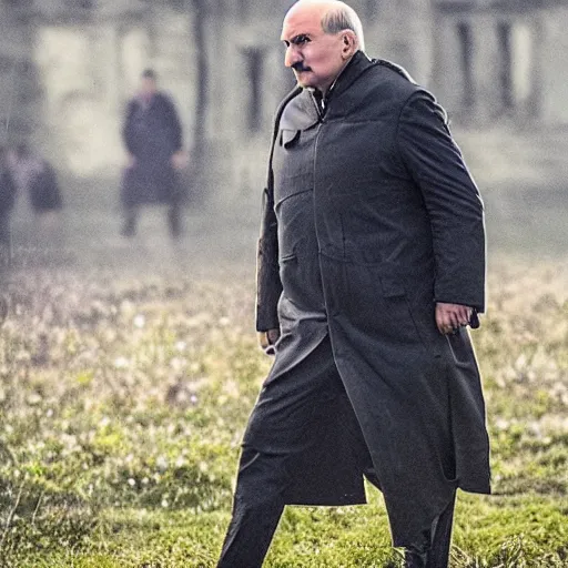 Image similar to Alexander Lukashenko as Harry Potter, cinematic still