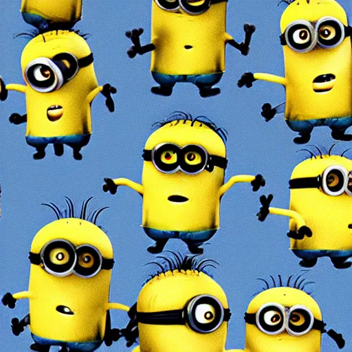 Image similar to xray of minions