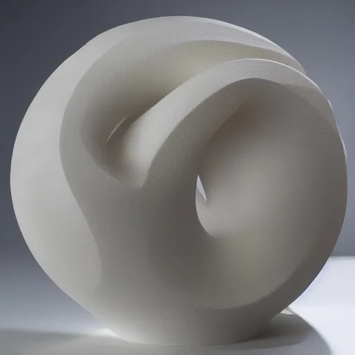 Prompt: !dream abstract carved quartz sculpture, wiggly non rational shapes, fluid and dynamic, sharp and smooth, product photo