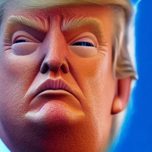 Prompt: A film still of Donald Trump Avatar ,realistic,detailed,close up
