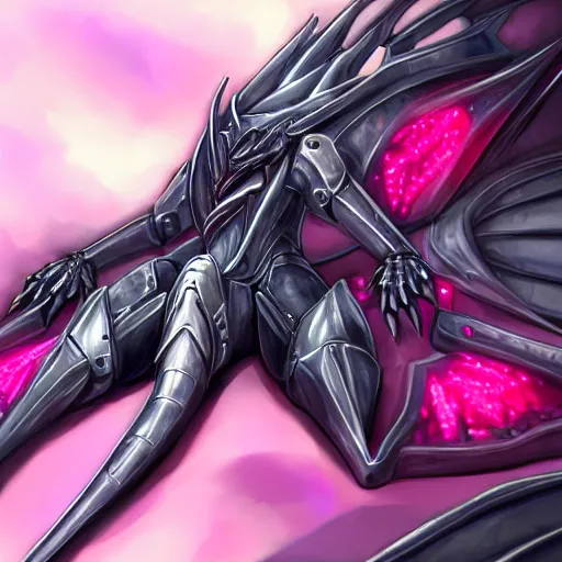 Image similar to very close up foot shot, detailed foot shot, hyperdetailed elegant beautiful stunning anthropomorphic hot mecha female dragon showing detailed sharp dragon claws close to camera, laying on beach, sharp claws, sharp silver armor, fuchsia skin, feet art, warframe destiny fanart, feet art, dragon feet, furaffinity, deviantart, octane, ekasportal