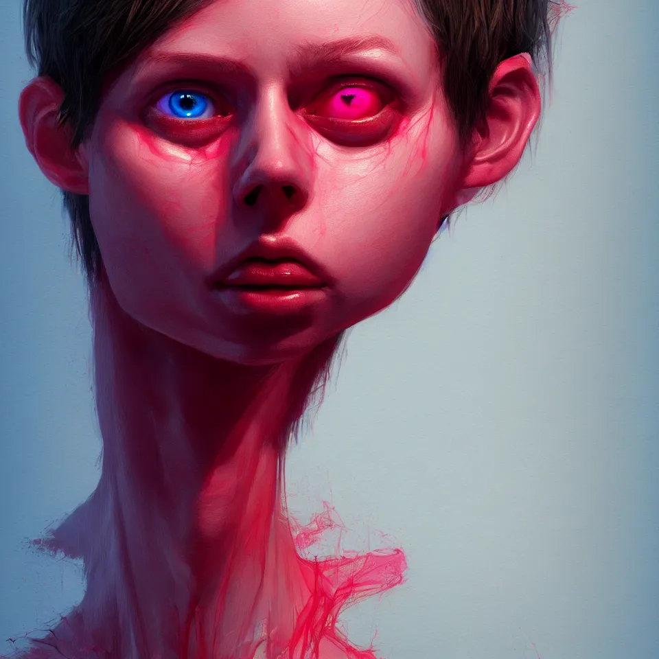 Prompt: bright realistic todd solondz, anorexic, diffuse lighting, fantasy, intricate, elegant, highly detailed, lifelike, photorealistic, digital painting, artstation, illustration, concept art, smooth, sharp focus, art by francis bacon