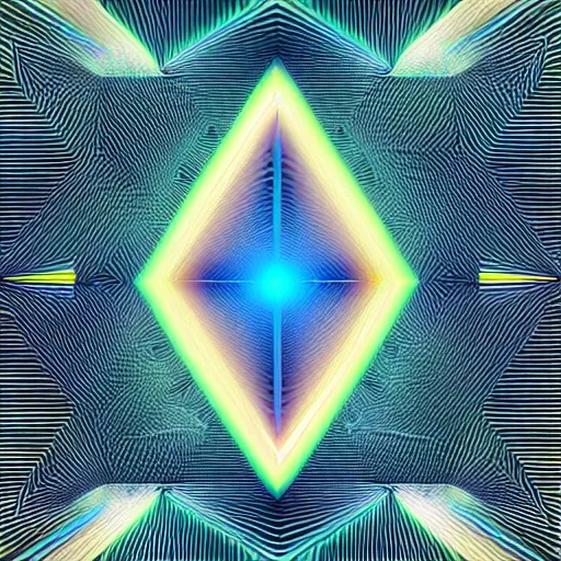 Image similar to chromatic triforce, glossy, metallic, neon, symmetrical, tribal patterns, realistic, unreal engine, octane redshift, artstation, behance